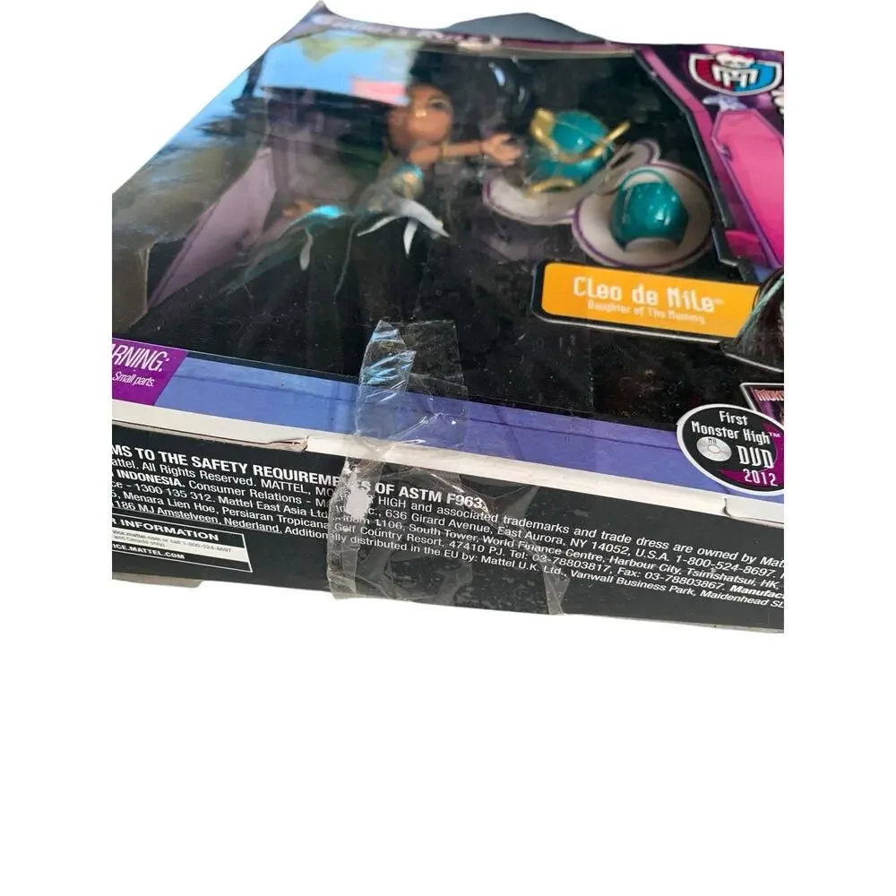 Monster High‎ Cleo De Nile Ghouls Rule Doll 2012 Mattel New